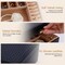 Modern 2-Layer Jewelry Box for Women & Girls – PU Leather Jewelry Organizer with Removable Tray for Rings, Earrings, Necklaces & Bracelets, Elegant Black Gift Jewelry Storage Case (Black-01)